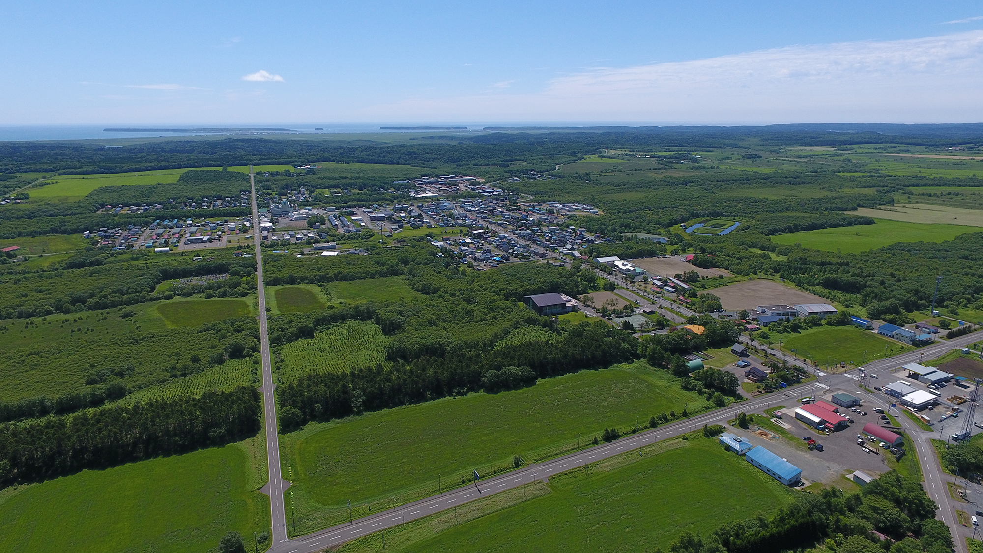 浜中町茶内市街
